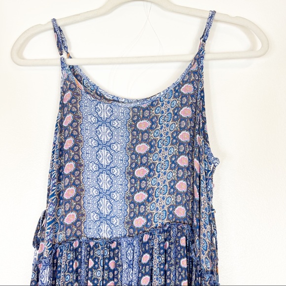 Altar'd State Sleeveless Maxi Dress Blue Size Small - Picture 6 of 8